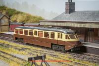 4D-011-007 Dapol Streamlined Railcar number W11 in BR Lined Chocolate and Cream livery